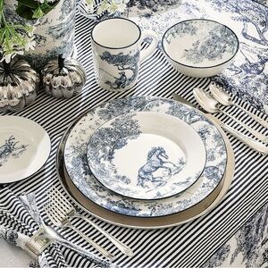 Brandon Maxwell Texas Toile salad plates